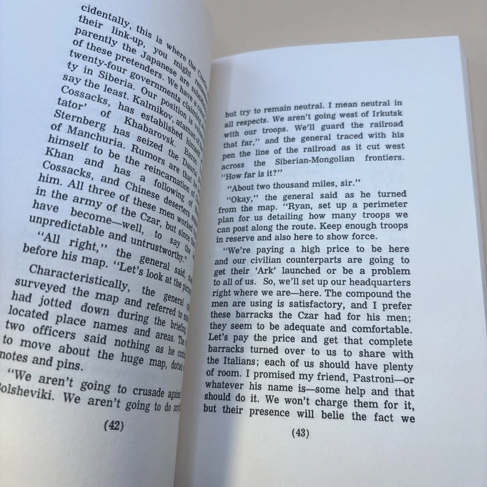 Service in Siberia (An Honor book)  (1st Ed) by Ned Elvin Wick SIGNED